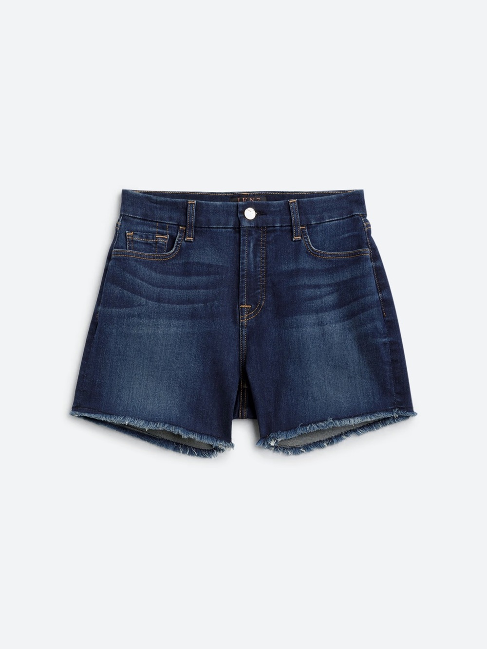 JEN7 by 7 For All Mankind Teresa Fray Hem Denim Shorts Size 12 NWT